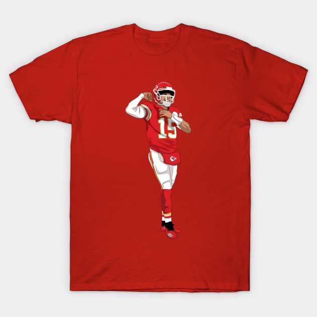 Patrick Mahomes T-Shirt by xavierjfong